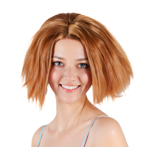 วิกผมชัคกี้ ทนความร้อน <span class=keywords><strong>ผม</strong></span>สังเคราะห์ ทรงบ๊อบสั้น สีแดงขิง ดูเป็นธรรมชาติ สำหรับทุกเพศ เหมาะสำหรับคอสเพลย์ภาพยนตร์สยองขวัญ ปาร์ตี้ฮาโลวีน - Product Image 2