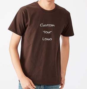 Bán Buôn Tùy Chỉnh T-Shirt Người Đàn Ông Của 180gsm Cotton Đồ Họa Áo Thun In Ấn Máy Quá Khổ Crewneck Trống Đồng Bằng T Áo Sơ Mi Cho Nam Giới - Product Image 3