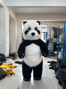 <span class=keywords><strong>Costumi</strong></span> Gonfiabili Funtoys <span class=keywords><strong>da</strong></span> 2m/2.6m, Mascotte Animale Camminante in Peluche, Panda Cartone Animato per Feste in Vendita - Product Image 4