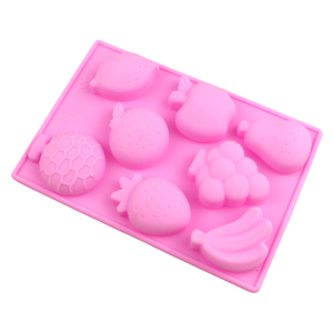 1249 8 khoang hệ thống trái cây Gummy <span class=keywords><strong>Silicone</strong></span> sô cô la khuôn nhà bếp nướng đồ dùng xà phòng khuôn khay Khay nhựa <span class=keywords><strong>Silicone</strong></span> làm - Product Image 5