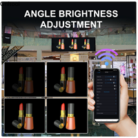 Ventilador holográfico WiFi de 60cm, máquina de publicidad 3D, señal LED 720, reproductor HD inteligente de neón, compatible con imagen de vídeo, logotipo, luces holográficas
