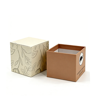 Boîte en carton rigide carrée personnalisée, écologique, de qualité supérieure, pour bougies parfumées, parfums, emballages cadeaux de luxe, vente en gros