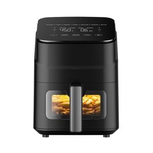 <span class=keywords><strong>Freidora</strong></span> de Aire Inteligente de 4 Litros, 1200W/1400W, 8 Menús, Tamaño Pequeño/Mediano, Eléctrica, Digital, con Ventana Visible y Wifi - Product Image 1
