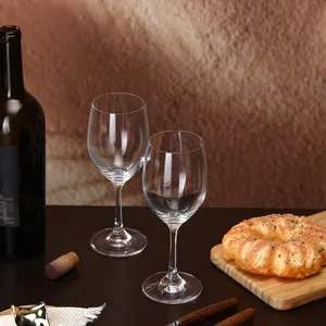 दैनिक उपयोग के लिए स्टोन आइलैंड लक्जरी कस्टम डिज़ाइन लीड फ्री क्रिस्टल वाइन ग्लास डिनर सेट