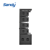 Système de sonorisation professionnel Sandy J10MP Active 12 pouces Line Array avec caisson de basses pour scène