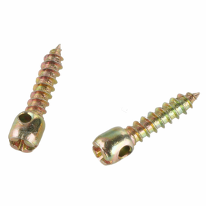 Vis de joint de plomb fendue en acier au carbone M4 en acier nickelé avec vis de cabestan de compteur d'électricité de fil de trou - Product Image 6