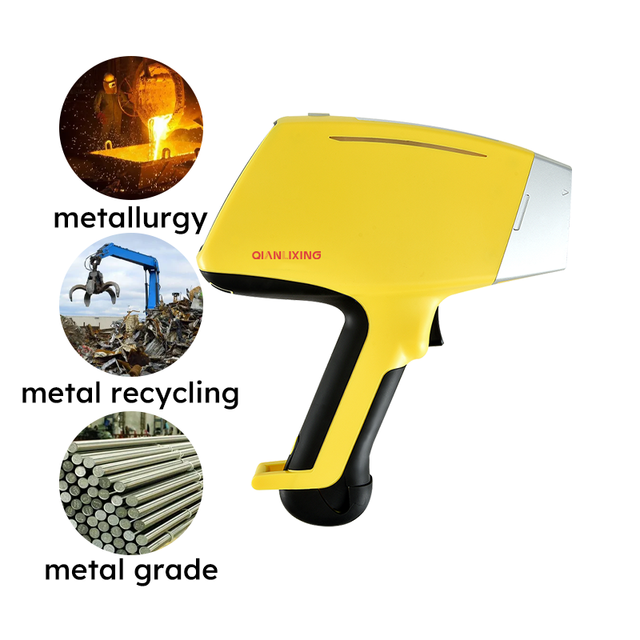 Qianlixing Handheld Precious Metal Analyzer Alloy Spectrometer XRF Detector for Gold Mineral Silver