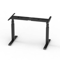 Table d'étude de travail ergonomique Assis Stand Bureau d'ordinateur réglable électrique Table à hauteur réglable