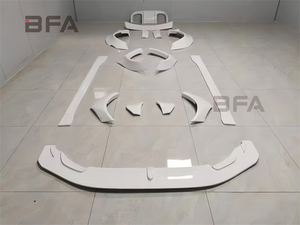 Kit de carrocería ancha estilo LB <span class=keywords><strong>para</strong></span> BMW Serie 4 M4 F82 F83: Labio delantero, faldones laterales, difusor trasero y guardabarros anchos. - Product Image 6