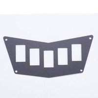 YongJin Atv Pièces et accessoires Plaque de panneau d'interrupteur à bascule 5 trous pour Polaris RZR 800, 800S, 900xp, 570