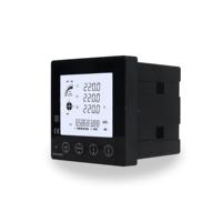 Medidor de Energía Multifunción Trifásico RS485 Modbus de 96*96 mm con Pantalla LCD, Medidor Digital de Consumo Eléctrico
