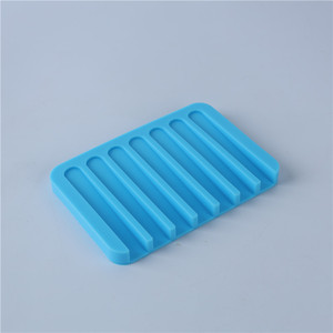 De jabón de plástico titular baño lavabo seguro plato de jabón con desagüe - Product Image 3
