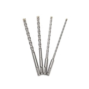 Chiave in Acciaio Bianco ad Alta Velocità 5/6/8/10mm per Trapano Elettrico, Punta da Trapano per Calcestruzzo 11cm, Doppio Slot <span class=keywords><strong>SDS</strong></span> Plus per Martello da Muratura - Product Image 1