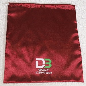 High Quality <b>Burgundy</b> Satin Drawstring Pouch with logo Personalized Satin Handbag Underwear <b>Socks</b> Drawstring Dust Bag - Product Image 4