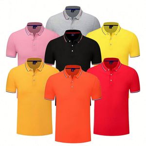 Design Premium Summer Wholesale Clothing Custom Cotton Unisex Short Sleeved Lapel Workwear Golf Polo Shirt - Product Image 1