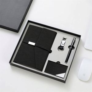 2026 Custom Executive Notebook <b>Pen</b> Set A5 Size 100gsm Leather Loose-leaf Binding Business Card Holder Corporate Gift for <b>Men</b> - Product Image 5
