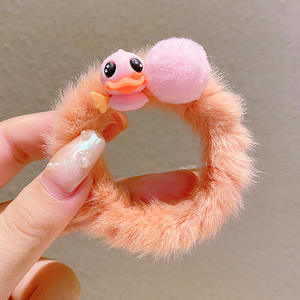 Lazo <span class=keywords><strong>de</strong></span> pelo <span class=keywords><strong>de</strong></span> felpa bonito para niños <span class=keywords><strong>de</strong></span> invierno para niñas dibujos animados <span class=keywords><strong>unicornio</strong></span> conejo Animal pelo <span class=keywords><strong>Scrunchies</strong></span> accesorios <span class=keywords><strong>de</strong></span> moda para el cabello - Product Image 2