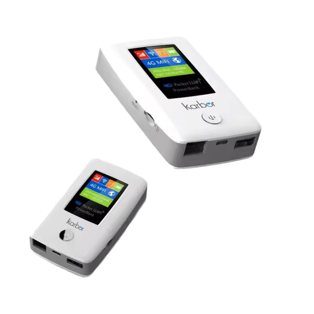 Plery Portable Mi-Fi Router Power Bank SIM Card Holder 2.4G 300Mbps WiFi6 Mini WiFi