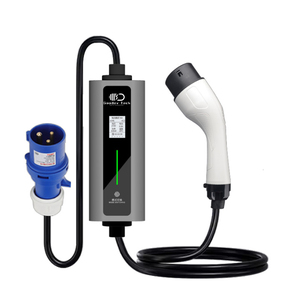 Cargador de Vehículos Eléctricos Portátil <span class=keywords><strong>Goodev</strong></span> Tech de 3.7kw 7kw 16A 32A, Modo 2, 13A 16A 3KW CA Tipo 2 1 GBT para Carga en Casa - Product Image 1