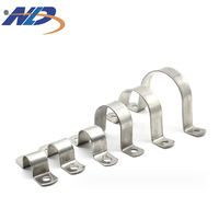 Prix d'usine NLD 304 Bracelet en acier inoxydable 1/2 ''3/4''20mm 25mm U Type Pipe Saddle Clamps pour fixation Support