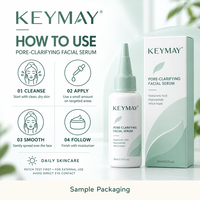 Sérum Facial Purifiant Pores Acide Hyaluronique Niacinamide Hamamélis Hydratant Affinant les Pores Nez 30mL Léger OEM/ODM