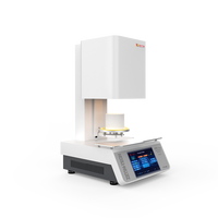 Four à vide dentaire ZETIN ZTCF-20B 1300°C avec écran tactile numérique et isolation économe en énergie pour laboratoire