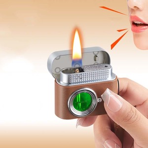Bật lửa cao cấp điều khiển bằng giọng nói Bật lửa dầu lửa hình máy ảnh mới - Product Image 4