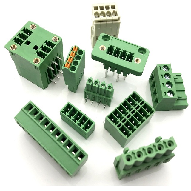 Through Panel Pluggable Connector Headers MVSTBW2.5/..-STF-5.0 2ESDPLM Phoenix Pluggable Terminal Block Connector 28-12 AWG 250V