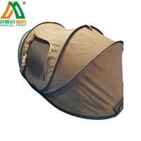 Tentes de camping pliantes automatiques en toile de coton imperméable pour l'extérieur, en vente