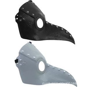 Masque de bec de médecin de la <span class=keywords><strong>peste</strong></span> en plastique, accessoire de cosplay, cadeau, vente exclusive transfrontalière - Product Image 4