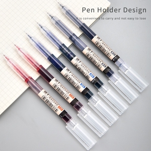 3-Color Large Capacity Liquid Roller <strong>Pen</strong> | Quick-Drying Water-Based Needle Tip <strong>Pen</strong> for Student Office Signature - Product Image 2