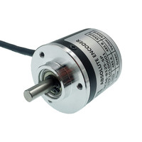 Encodeur Rotatif Absolu Monocycle 12 Bits Économique, Arbre Solide 6mm, Magnétique, Sortie SSI RS485 Modbus RTU