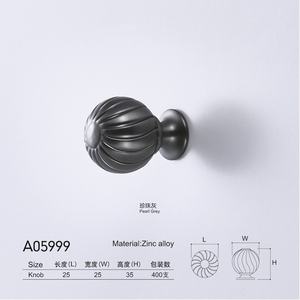 Custom-Made <b>Single</b>-Hole Zinc Alloy Cabinet Door and Drawer Handle Multi-Color Threaded Solid for Kitchen Dresser Bedroom Use - Product Image 2