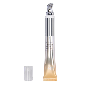 20ml di plastica in alluminio oro spremere vuoto in lega di zinco metallo applicatore vibrante occhi crema tubo 19mm diametro PP Cap cosmetici - Product Image 5