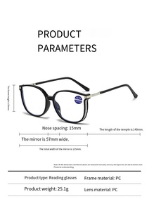 Vente en gros bon marché, monture carrée, <span class=keywords><strong>lunettes</strong></span> anti-lumière bleue, <span class=keywords><strong>lunettes</strong></span> optiques <span class=keywords><strong>pour</strong></span> ordinateur de jeu, <span class=keywords><strong>lunettes</strong></span> presbytes - Product Image 3