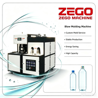 Mesin Tiup Botol PET Semi-Otomatis 500ML 1L Diameter Botol Maksimal 200mm Tinggi 350mm 380V/220V 3 Fasa Garansi 3 Tahun