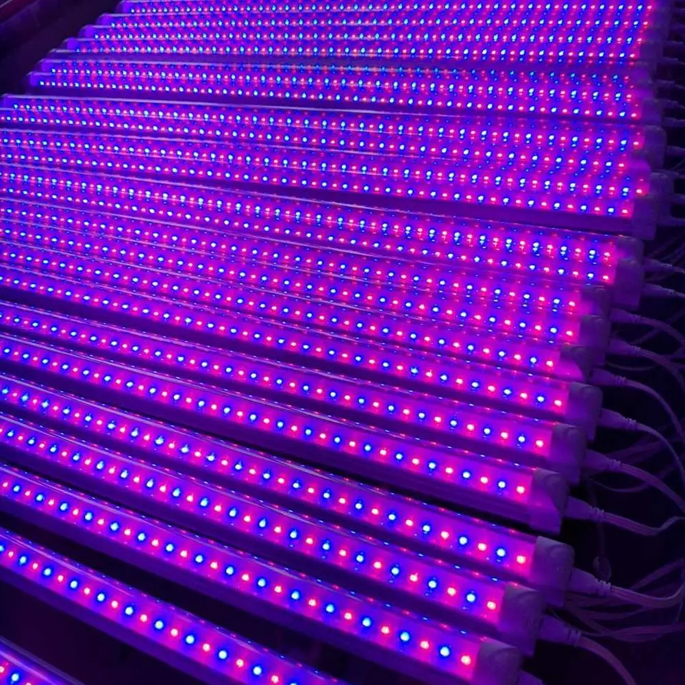 Wholesale 2ft 3ft 4ft T5 T8 T12 Led Grow Light Full Spectrum Linkable 15W 18W 28W 30W 36W Succustant Vegetable Tube Grow Lights