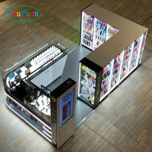 Luce a LED moderna vetrina del telefono cellulare accessori vetrina per accessori mobili chiosco - Product Image 6