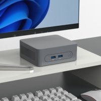 Nuevo Modelo Intel Alder-lake N150 Barebone Mini PC DDR4 M.2 NVMe SATA SSD Mini PC Personalizable para Oficina y Escuela