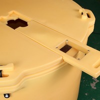 Récipient à poisson en plastique rotomoulé 630L multifonctionnel pour aliments/canettes isolantes pour congélateur bacs à poisson