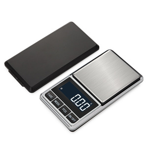 Stainless Steel Mini Portable Pocket Scale Digital Display 0.01g Precision Jewelry Scale Electronic Weight Measuring Tool - Product Image 1