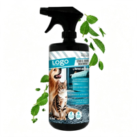 Détachant et Éliminateur d'Odeurs pour Animaux de Compagnie Marque Blanche – Idéal pour Tapis, Sols, Meubles, Linge, Lits et Cages – Élimine les Taches d'Urine de Chien