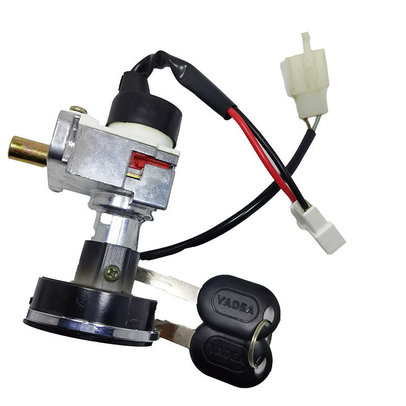 Универсальный 4 провода зажигания СТАРТ Блокировка переключатель зажигания мотоцикла Переключатель зажигания