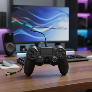 Gamepad PLAYSTATION 4 Wired Black 90415 - Product Image 3