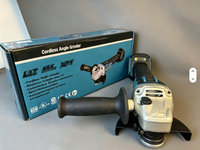 Meuleuse d'angle sans fil 21V au lithium-ion 125mm, outil électrique puissant 800W pour polissage et découpe, avec déclencheur DIY