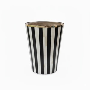 Modern Good Quality Bone Inlay Artisan Handmade Flower <b>Vase</b> Home Decoration Wedding Bulk Quantity - Product Image 2