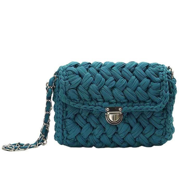 Borsa a Tracolla Fai-da-Te all'Ingrosso, Materiale in Tessuto per  Uncinetto, Borsa a Mano Artigianale