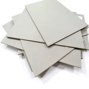 कागज निर्माता 2 पक्षों ग्रे ग्रे चिप बोर्ड शीट्स फैक्टरी कठोर पैकिंग बॉक्स कार्ड बोर्डों हार्ड कवर कागज हार्ड कागज