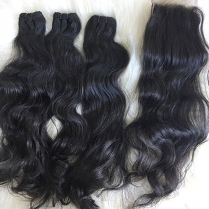 100% ดิบกัมพูชาผมธรรมชาติรวมกลุ่มผมหยักไม่ยุ่งเหยิงไม่มีเหา Vrigin ผม - Product Image 2