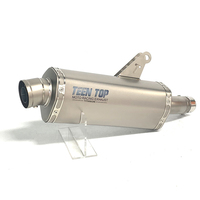 Silencieux d'échappement modifié pour CF MOTO 450MT en acier inoxydable ou en alliage de titane en option, léger, durable, son profond, silencieux 23+